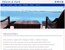 Tablet Screenshot of dfarm.com.ph